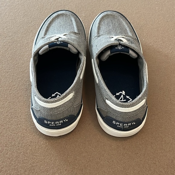 Sperry Pier Wave Boat Sneaker Medium Gray - Women’s Size 8 NWOB - Picture 2 of 8